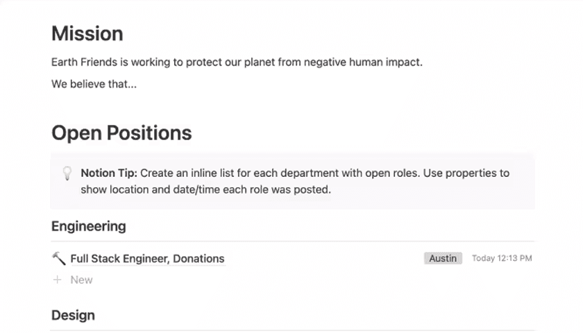 Imagem do produto do modelo de quadro de empregos