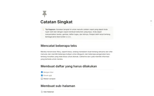 Catatan Cepat