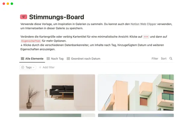 Marketing Mood-Board