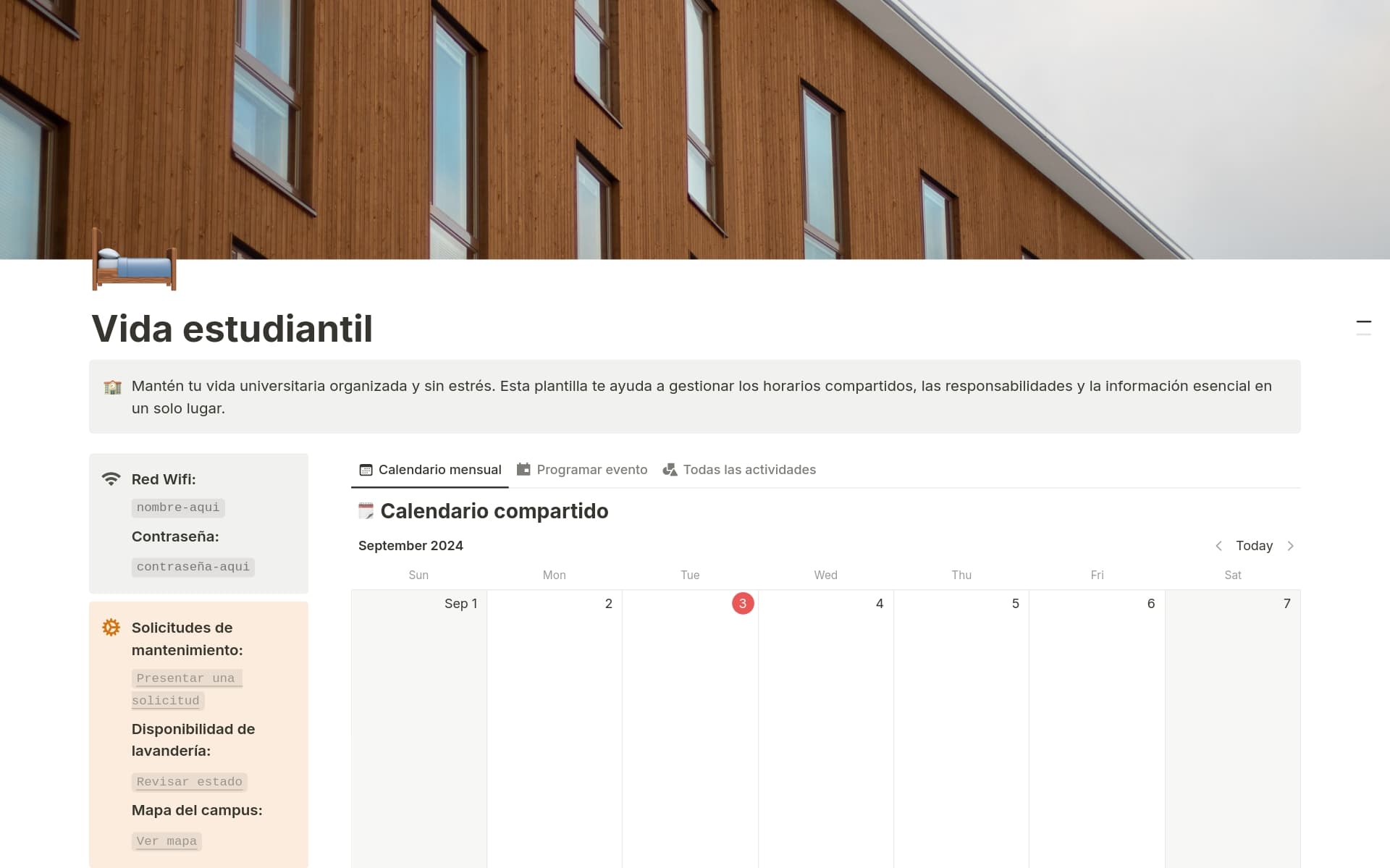 Captura de pantalla de la colección Convierte tus metas en hábitos de Notion